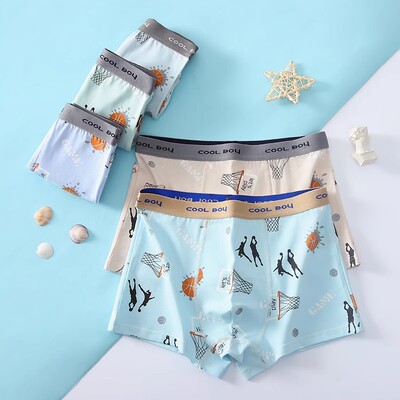 男大童内裤纯棉青少年男孩大码宽松平四角初高中学生14发育期全棉