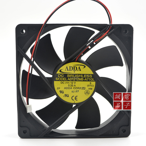 ADDA AD1212MB-A71GL12cm 12025 12v 0.33A 机箱静音电源专用风扇