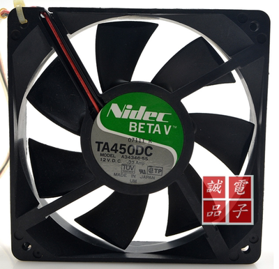 NIDEC TA450DC A34346-55 12025 12V 0.33A 12CM 双滚珠散热风扇
