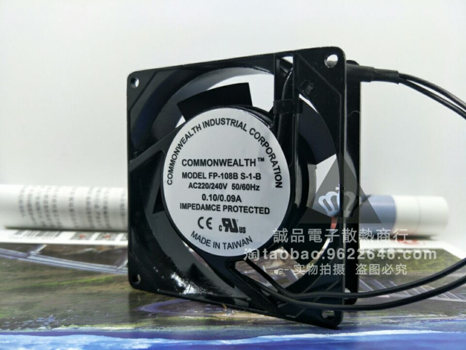 台湾三协 FP-108B S-1-B 9025 220V 9CM 轴流风机 机箱 散热风扇