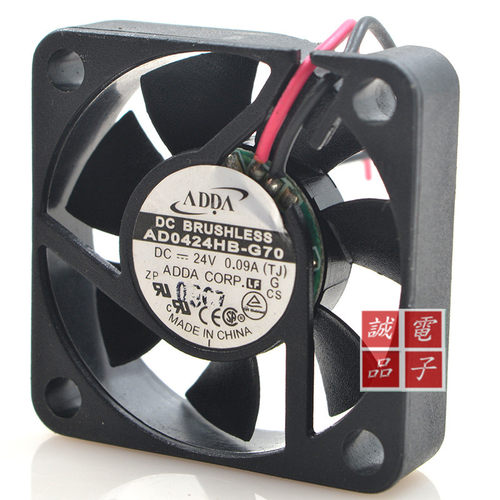 原装ADDA AD0424HB-G70(TJ) 4010 24V 0.09A 4CM电源专用散热风扇