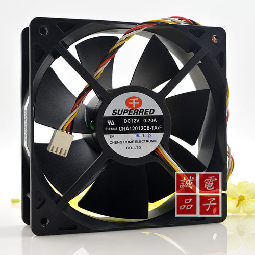 原装千红 CHA12012CB-TA-F 12V 0.70A 12038 4线PWM温控散热风扇