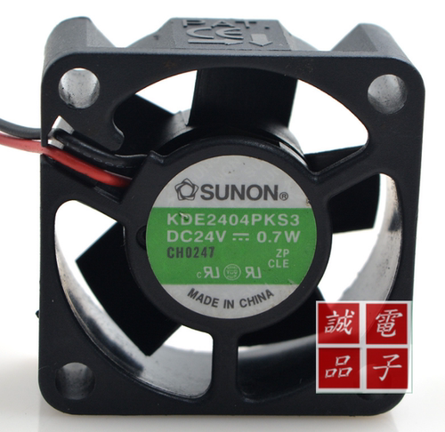 原装 建准SUNON  KDE2404PKS3  4020 DC 24V  0.7W  散热风扇