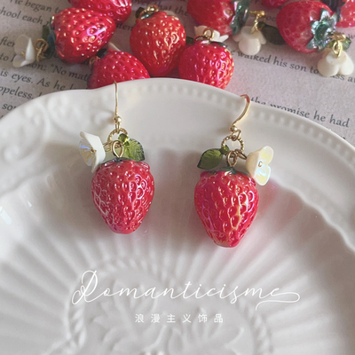 仿真水果耳夹莓烦恼可爱