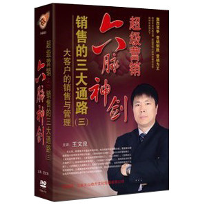 正版开票 王文良 销售的三大通路之（三）大客户销售与管理 6DVD