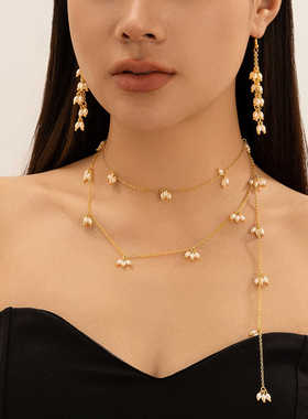 2024夏季新款搭配衣服配饰仿珍珠