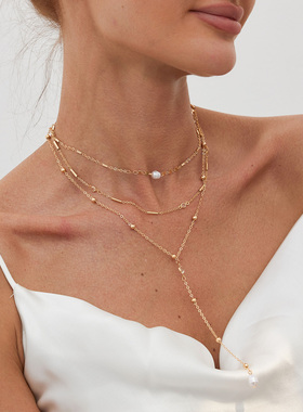 欧美时尚个性小众设计感女项链