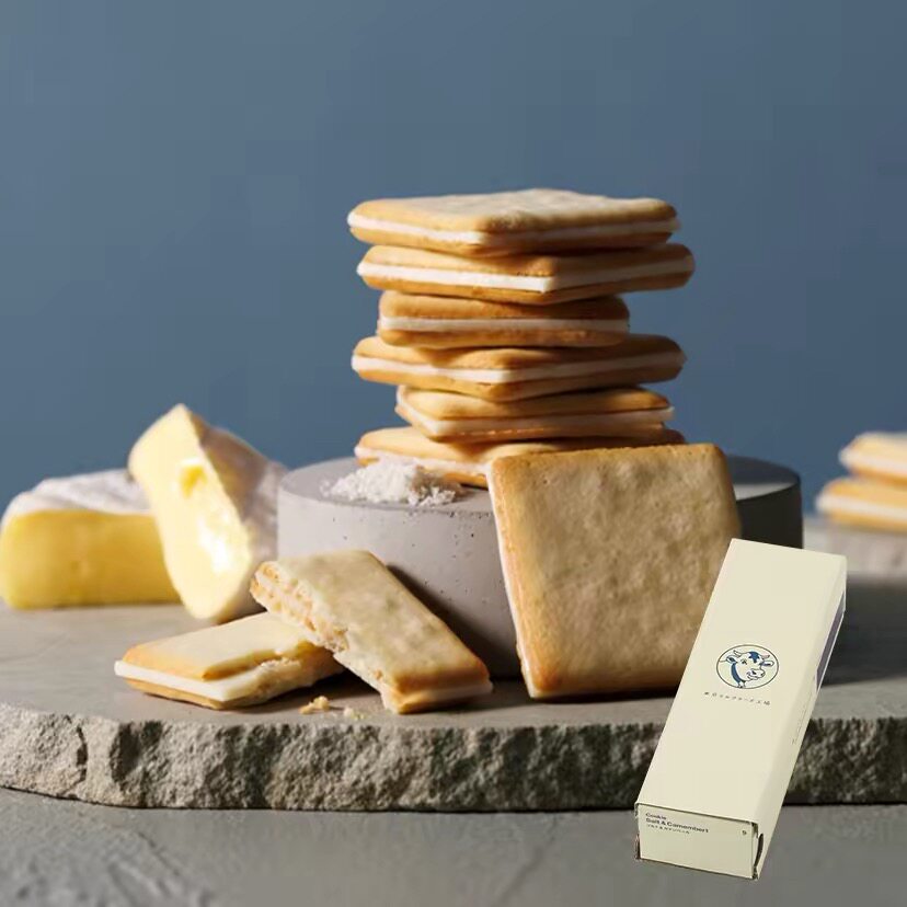 特价现货包邮日本牛奶芝士工厂海盐蜂蜜夹心饼干礼盒早餐进口零食