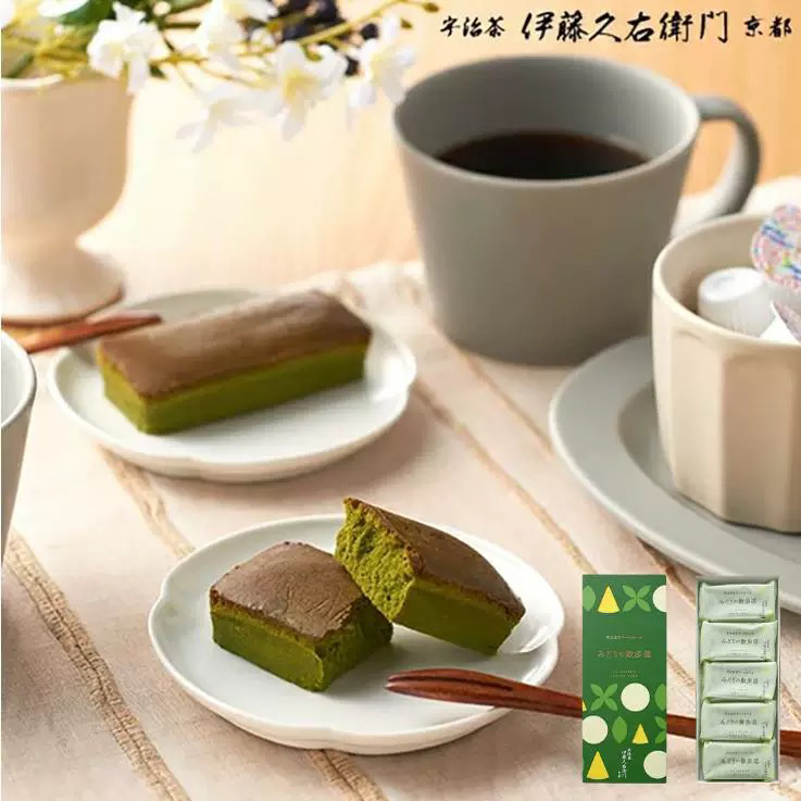 现货包邮速发日本伊藤久佑散步人气No.1宇治抹茶芝士蛋糕伴手礼