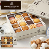 当天发日本HENRI CHARPENTIER老铺殿堂曲奇饼干糕点心伴手礼盒