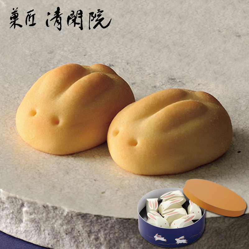 新品现货日本菓匠清闲院季节限定兔子馒头羊羹和果子礼盒