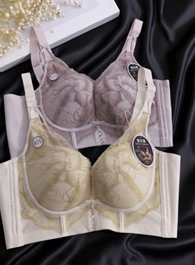 都市丽人新款LJC1C5普拉提桑蚕丝杯里女小胸聚拢无钢圈收副乳内衣
