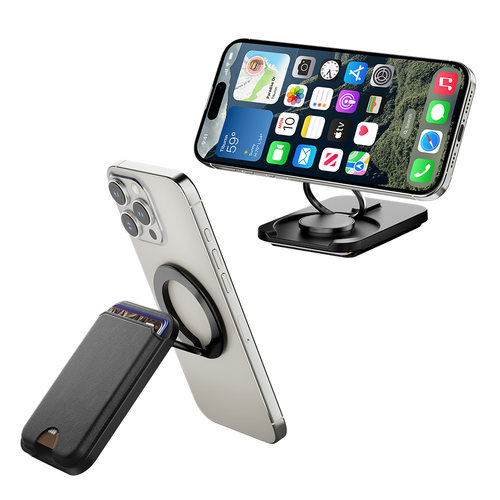 旋转磁吸卡包MagsafeWallStand