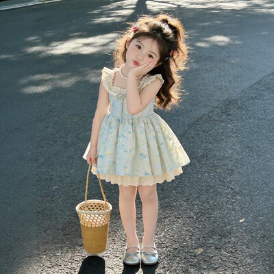 童装女童夏装连衣裙夏季新款蓬蓬裙子儿童小女孩吊带裙宝宝公主裙 — 2