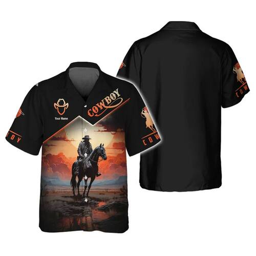 翻领纽扣印花短袖T恤Flip collar printed short sleeved T-shirt