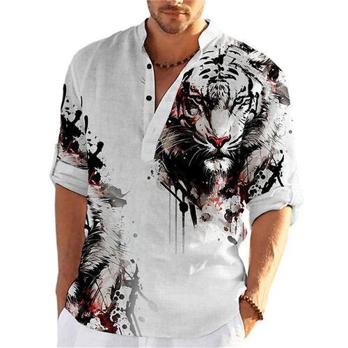 圆领套头印花长袖衬衫 Round neck printed long sleeved T-shirt