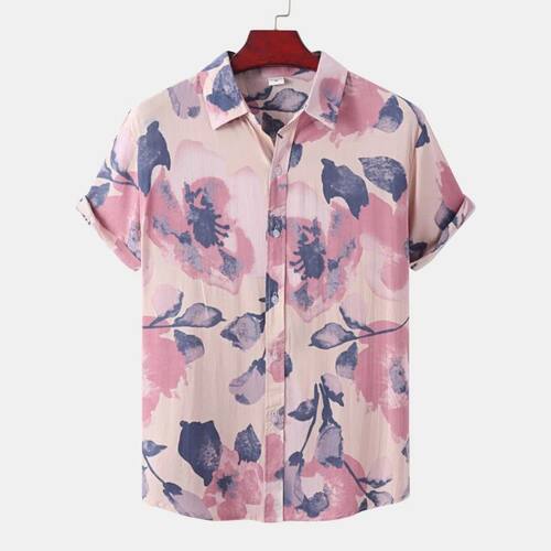 翻领卷边短袖T恤Flip collar rolled edge short sleeved T-shirt