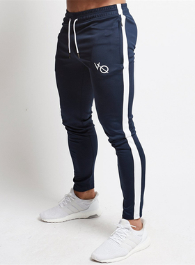 Stretching Slim Fit Sports Pants for Men拉条修身运动长裤男士