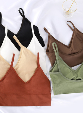 Strap bra U-shaped open back strap female吊带抹胸U型露背吊带