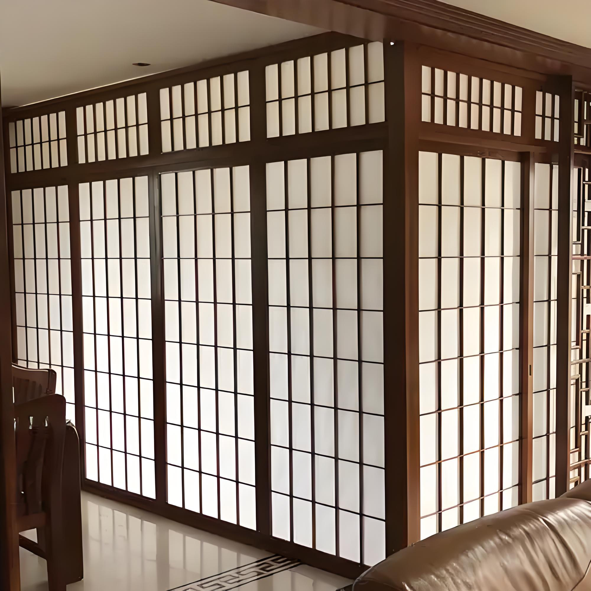 1.2幅宽防水透光章子纸日式榻榻米门纸室内外格子门章子纸灯箱纸