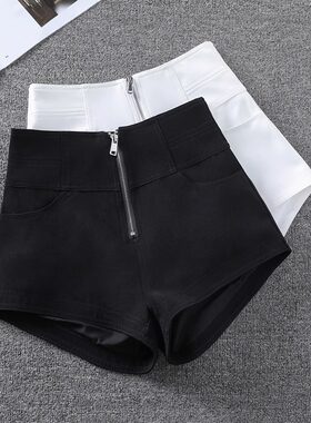 高腰休闲宽松显瘦西装短裤