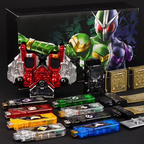 万代DX假面骑士W双骑驱动器腰带 疾风王牌记忆体变身道具全新现货