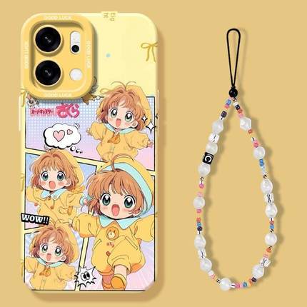 品种樱适合Oppo 14手机壳新款Reno13Pro Set 12动画外设Reon9Por+可爱8/7卡通6Ultra5女模软Oppo K12Xk11A