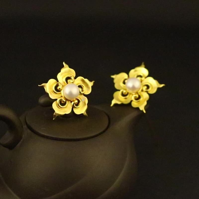 小花簪汉服头饰发簪日常出门搭配