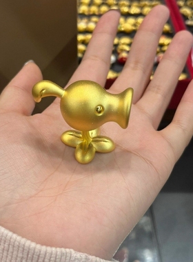 黄金色植物大战僵尸豌豆摆件复古