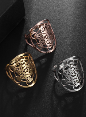 爱尔兰凯特结普通钢空心几何不锈