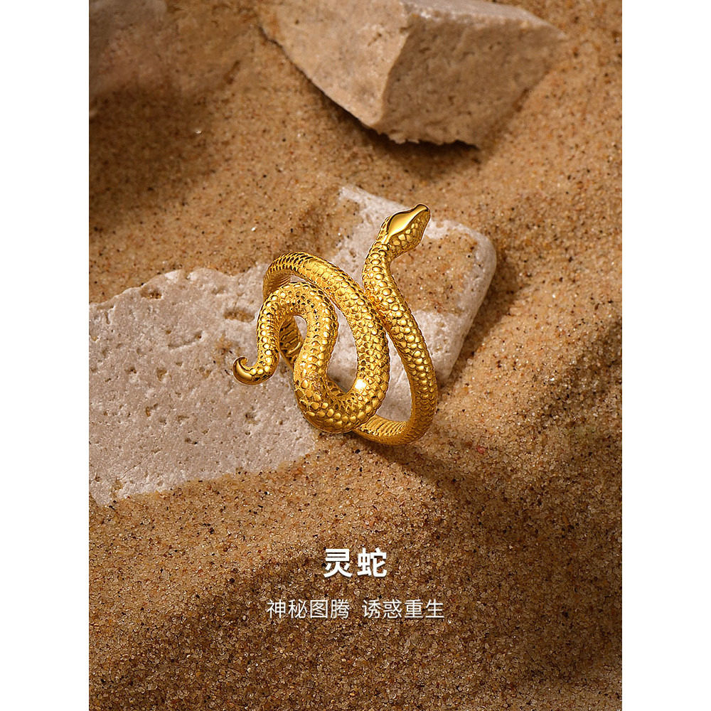蛇型饰品戒指个性灵蛇系列沙漠蛇