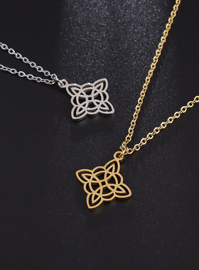 时尚潮流创意设计空心女巫结不锈