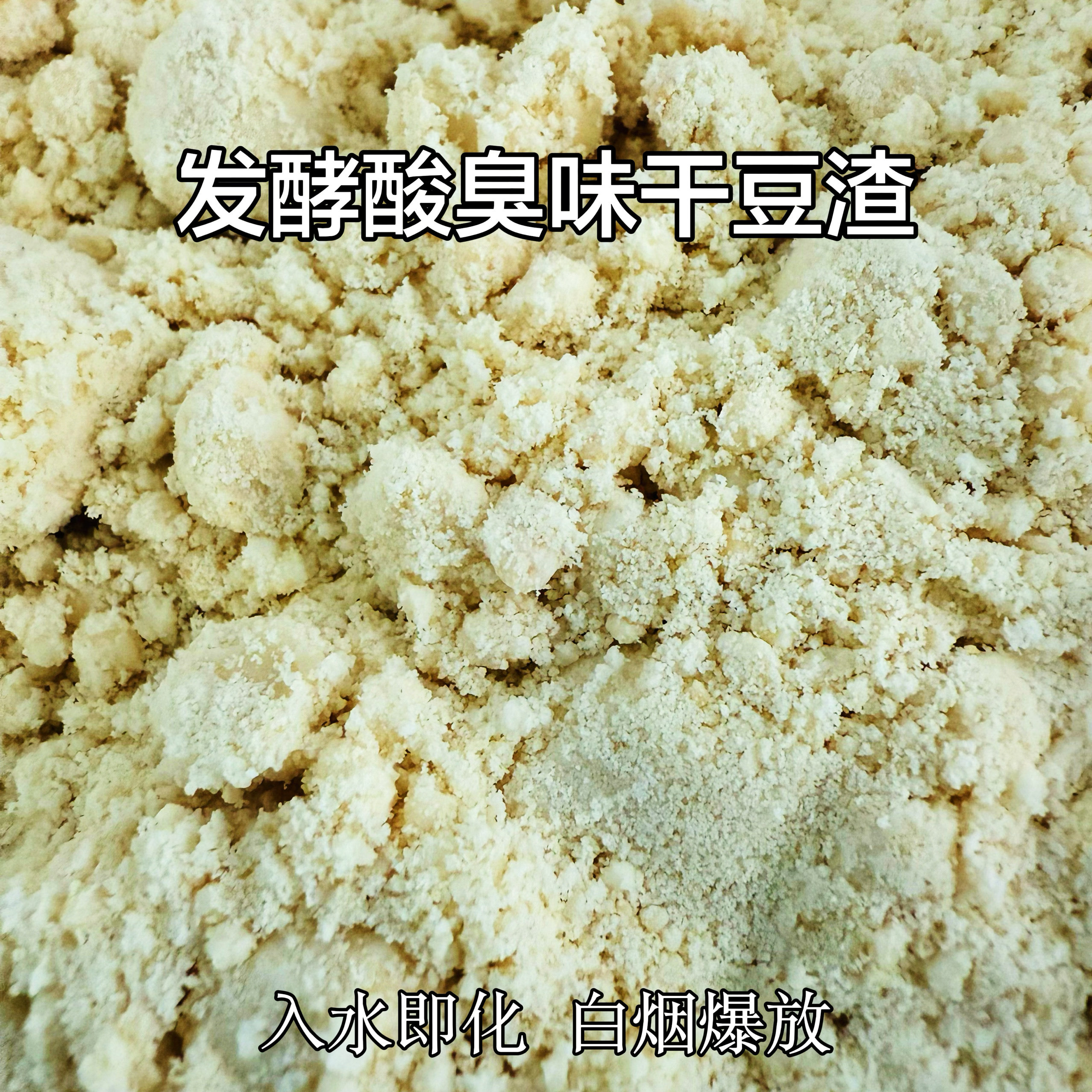 发酵干豆渣鲢鳙饵鱼饵酸臭饵料打窝料花鲢鱼白鲢鱼钓饵增强雾化