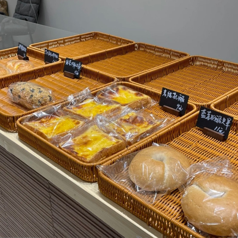 烘焙面包筐手工篮新款面包展示篮