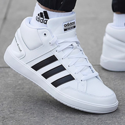 Adidas阿迪达斯男女ALL COURT MID网球场下休闲运动板鞋H02980