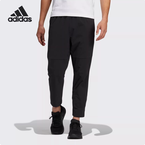 Adidas/阿迪达斯官方正品健身训练梭织男子透气运动九分裤HM2970