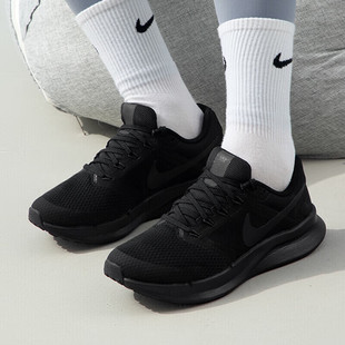 NIKE全黑色舒适女鞋夏季新款运动鞋缓震轻便鞋子休闲跑步鞋