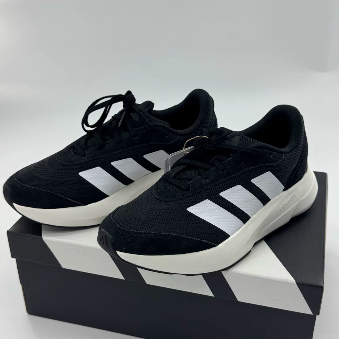 Adidas/阿迪达斯 正品新款男士运动厚底缓震休闲跑步鞋JH9315