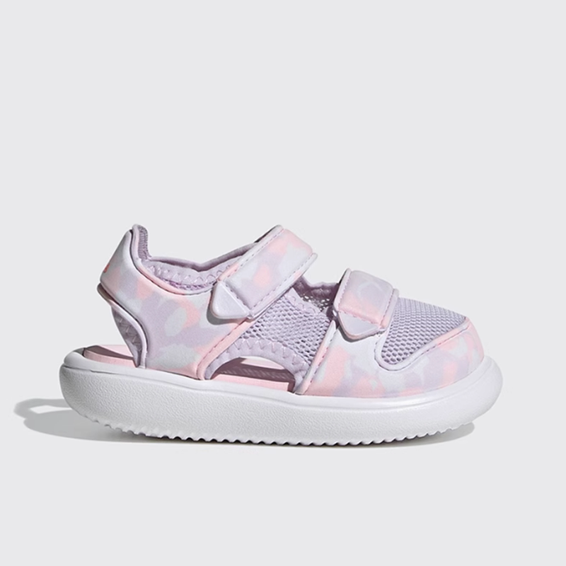 Adidas 阿迪达斯 夏季女童轻便舒适透气休闲魔术贴包头凉鞋GZ1306