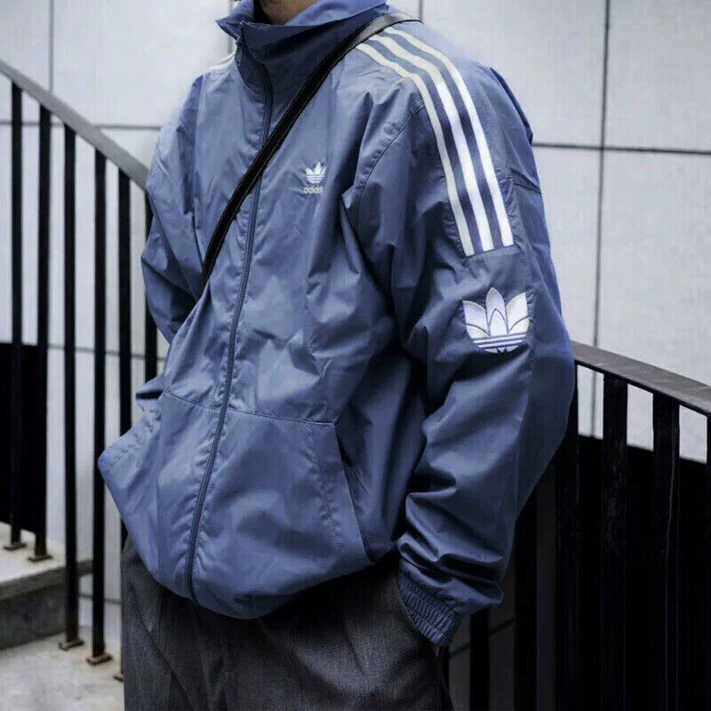 Adidas三叶草外套男夏季