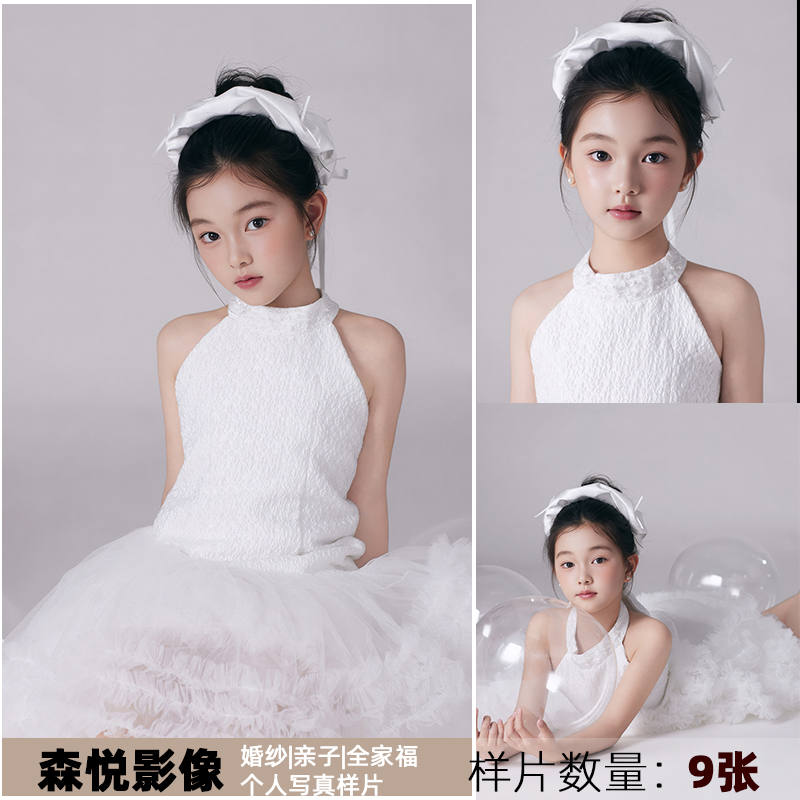 影楼工作室新儿童肖像写真照室内摄影客样照样片样版样图f2247