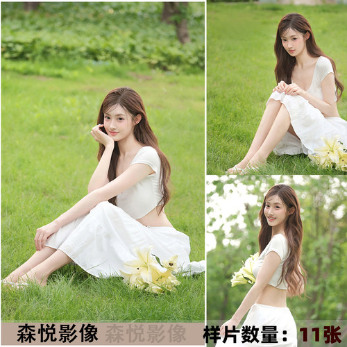 影楼工作室外景肖像艺术照摄影光影写真样图样片样照F2480