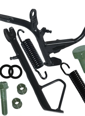 光阳踏板CK175T-10 KRV180边撑脚撑侧踢弹簧螺丝大撑主脚架螺丝