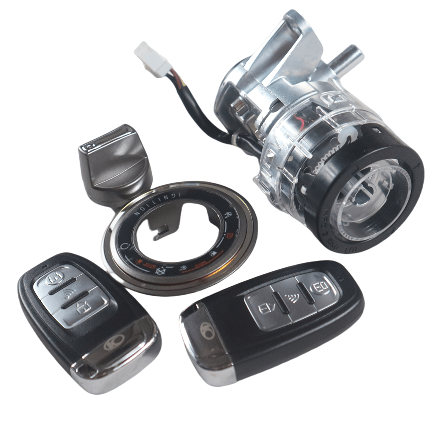 光阳新弯道情人主控锁无钥匙