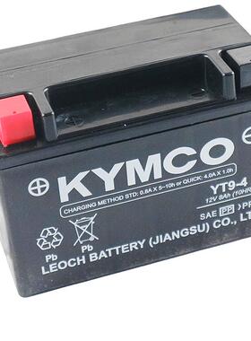 光阳摩CK125T-3N-12-8B-15劲丽GP125 VP125免维护蓄电池电瓶YT9-4