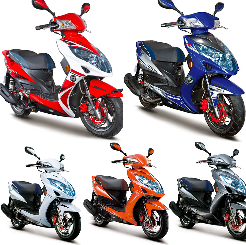 光阳摩托弯道情人acc/kcc/ck150t-b/2v/4v全套外壳烤漆件七件套