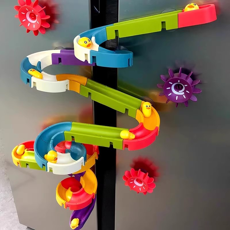 儿童滚珠球轨道滑滑乐洗澡戏水