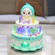 儿童仿真萌宠电动灯光音乐蛋糕过家家玩具婴儿宝宝男女孩生日礼物
