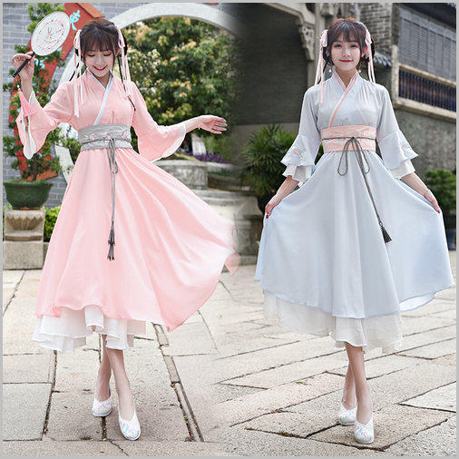 汉服改良生活装古装女超仙女范小个子150学生便宜即将绝版连衣裙在类目 女装/女士精品, 唐装/民族服装/舞台服装, 民族服装/舞台装中 - 来自Buy2taobao.com提供专业的淘宝代购服务