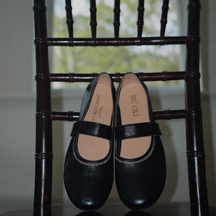 BIUCILI「步履不停」原创设计柔软娃娃头复古芭蕾鞋玛丽珍单鞋